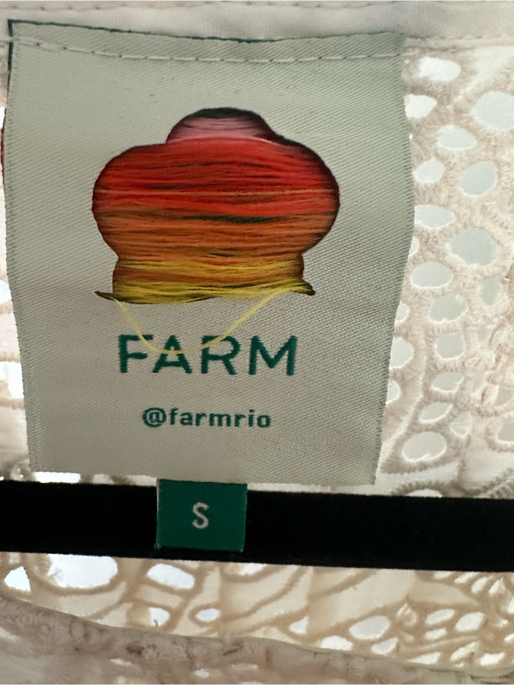 NWOT Farm Rio Richelier Lace Top - Picture 4 of 4